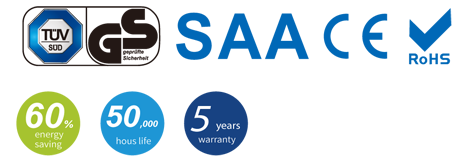 5 in 1 led trunk linear system ETL/TUV