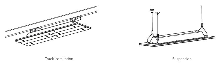 การติดตั้งไฟติดตามเพดาน