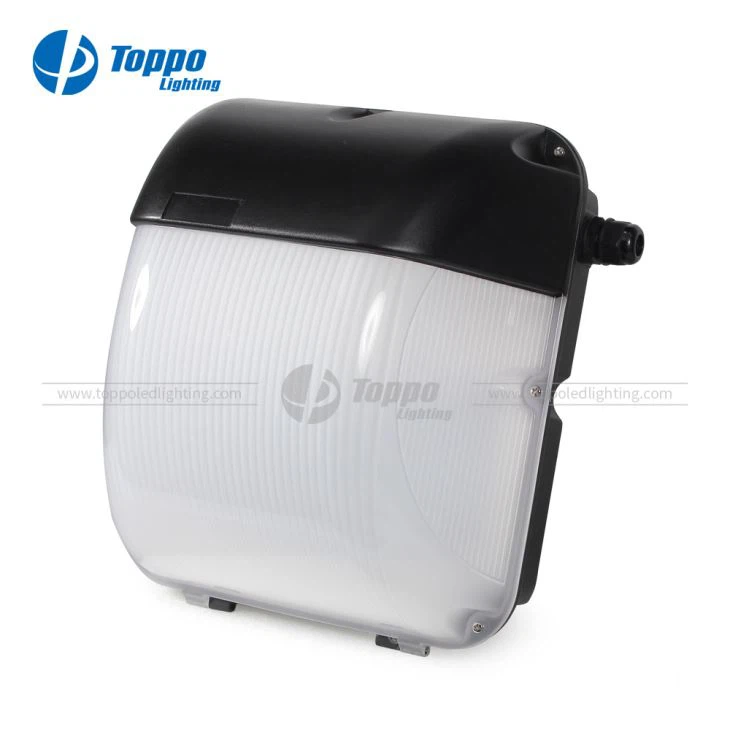 Toppo ใหม่ไฟ LED Wallpack IP65 กันน้ำ V-0 Firerating การออกแบบในตัว Philips ไดร์เวอร์